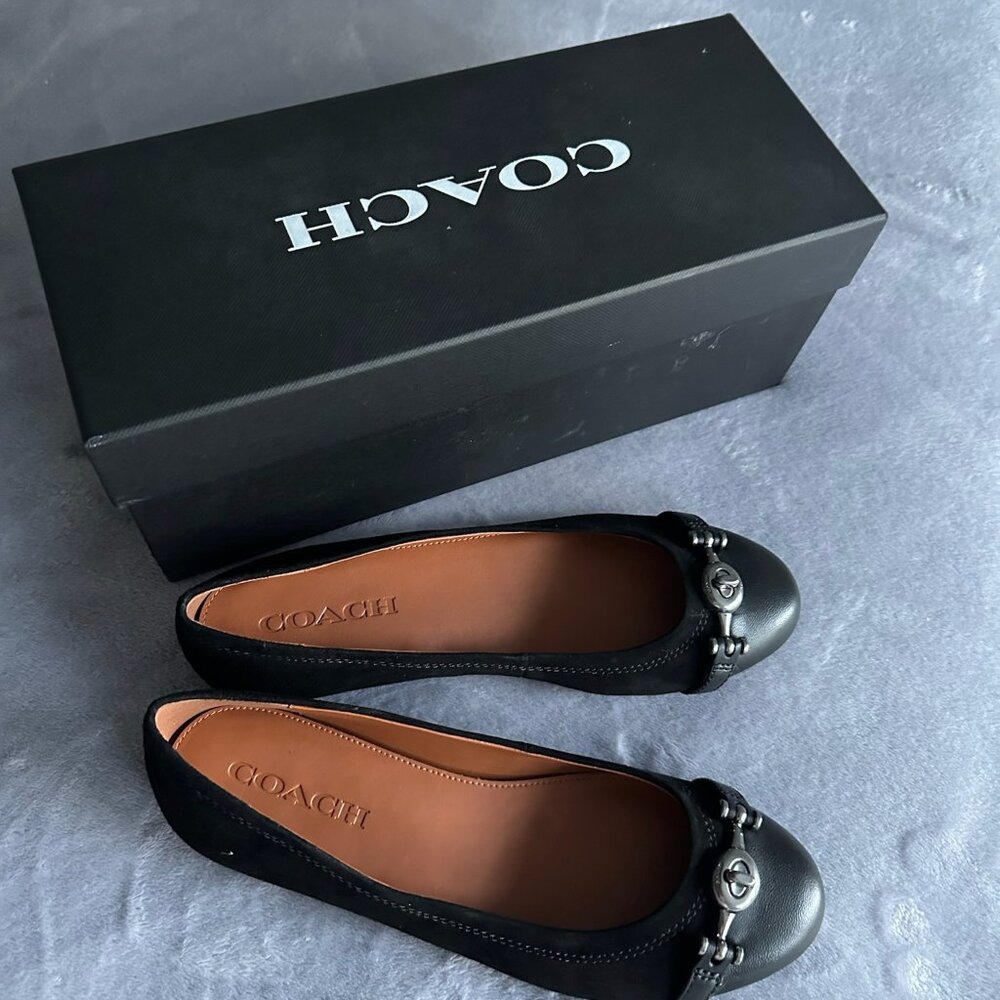 Coach Black Flat 6.5